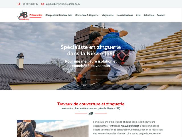 Couvreur charpentier