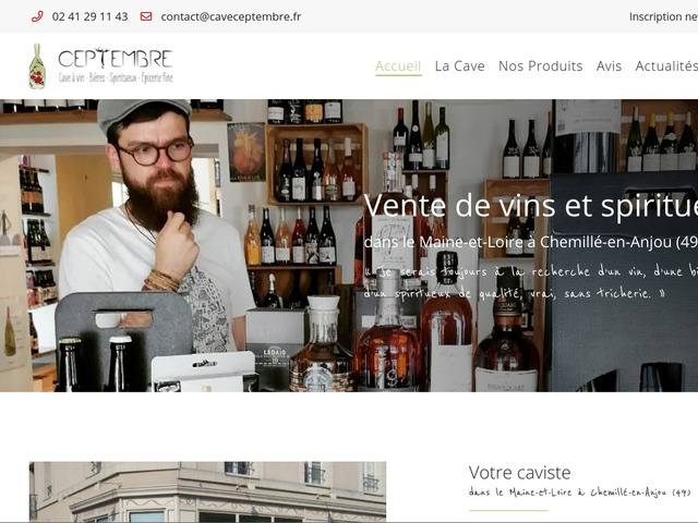 Ceptembre : Caviste  Chemill-en-Anjou, Maine-et-Loire (49)