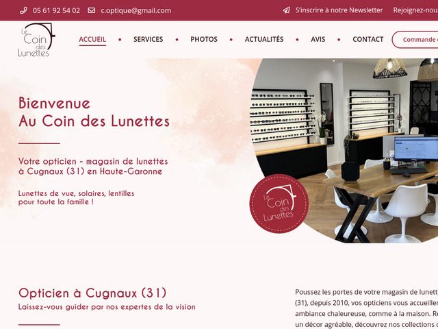 Le coin des lunettes : magasin de lunettes, opticien à Cugnaux (31)