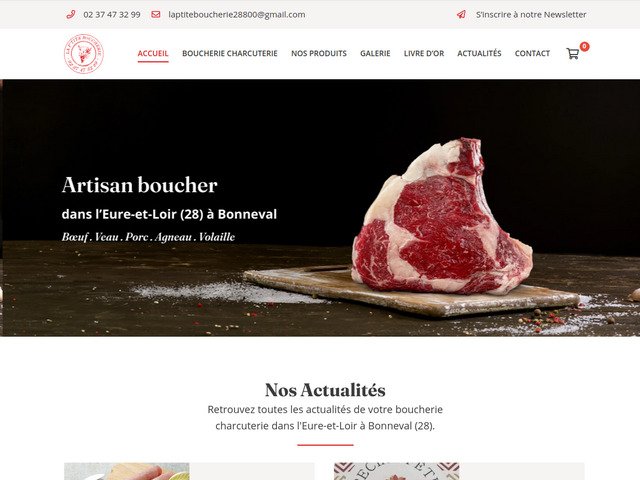 La P'tite Boucherie, votre boucherie charcuterie traiteur à Bonneval (28)