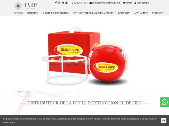 Boule anti-feu tvrp