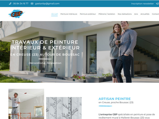 GBP Peinture – Expert en peinture et isolation en Creuse (23)