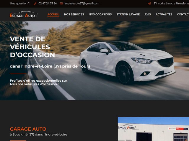 Espace auto - garage automobile à souvigné, indre et loire 37