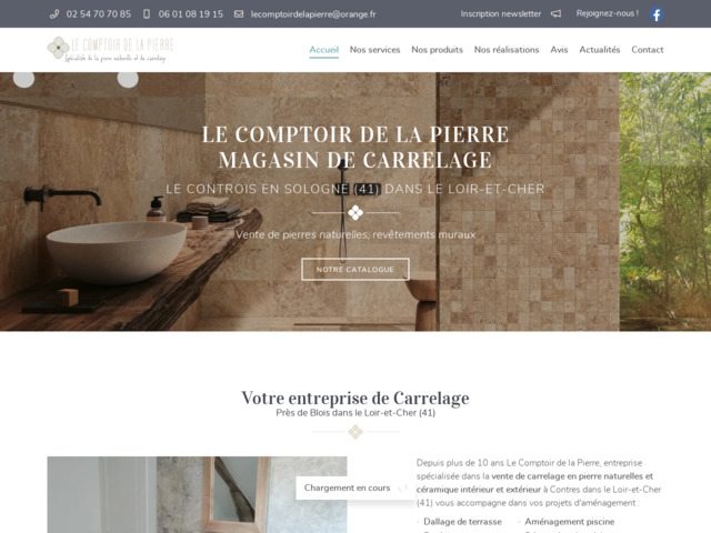 Le comptoir de la pierre | magasin de carrelage près de blois 41
