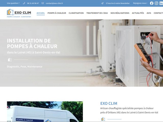 Exo clim | expert chauffagiste à saint-denis-en-val, loiret (45)