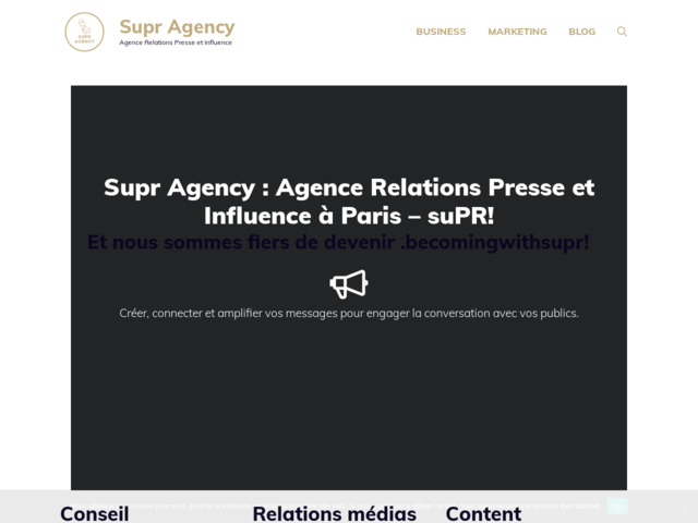 Supr-agency - expertise en relations presse et influence