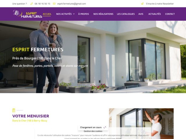 Esprit fermetures : menuisier près de bourges , cher (18)