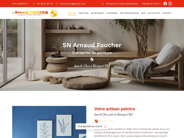 Décoration foucher | artisan peintre à vierzon, cher (18)