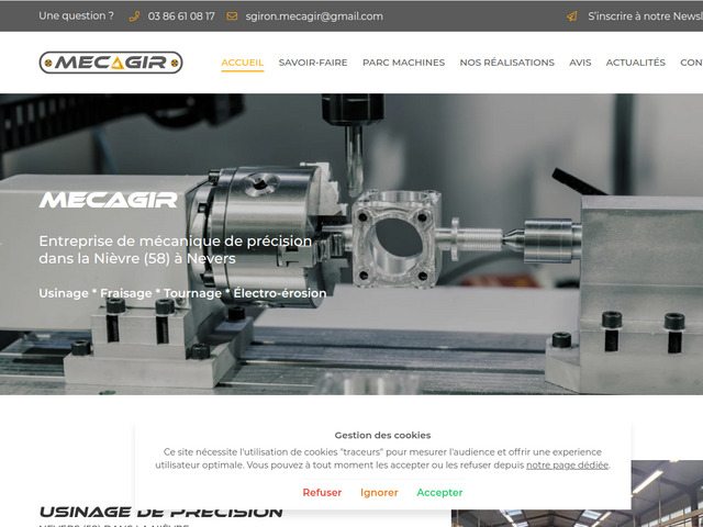 Mecagir | entreprise de mcanique de prcision nevers, nivre 58