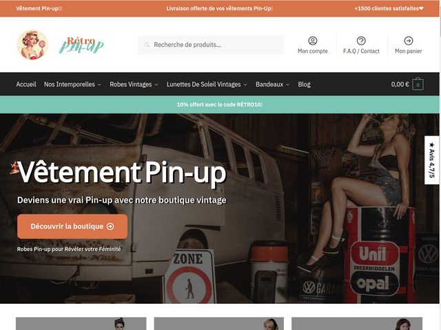 Vtement pin-up