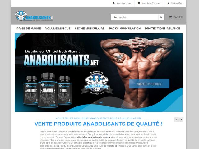 Produits anabolisants pour la prise de muscles