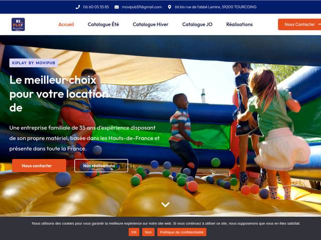 Location chateau gonflable