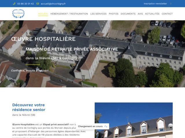 Oeuvre hospitalière Corbigny : EHPAD à Corbigny, Nièvre (58)
