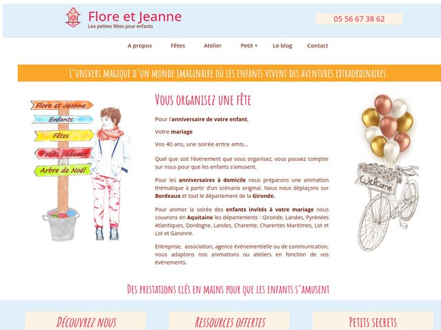 Flore et jeanne animations pour enfants