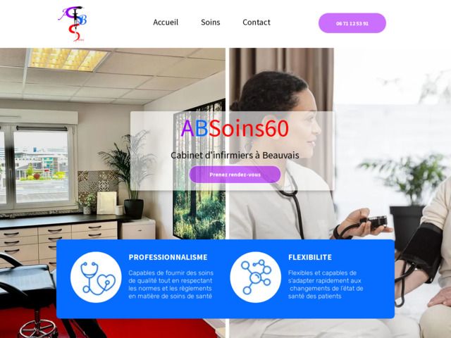 Service d'infirmiers pour prise de sang à Beauvais