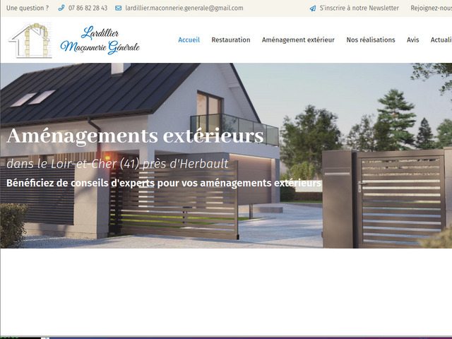 SARL Lardillier - entreprise de maçonnerie Herbault, Loir-et-Cher 41