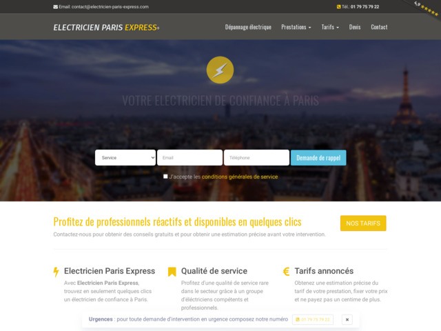 Electricien Paris Express