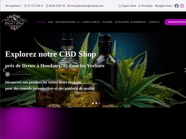 Rock and pink tattoo - tatoueur houdan 78