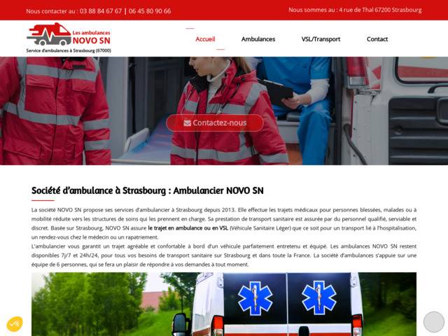 Transport en VSL à Strasbourg - NOVO SN