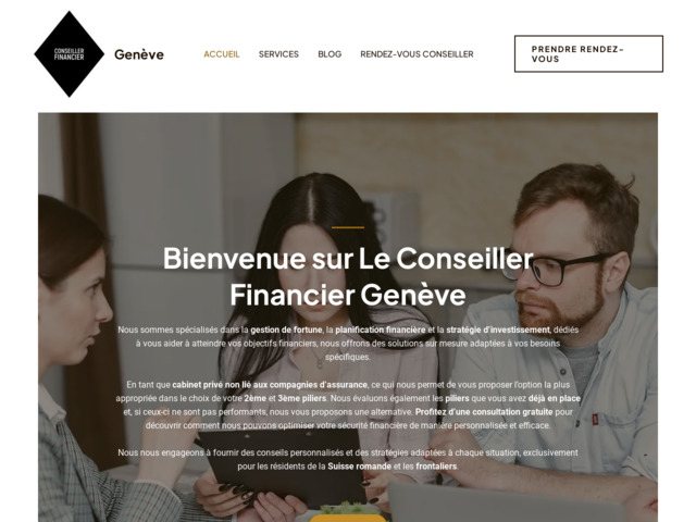 Découvrez Conseiller Financier Genève - Votre partenaire en gestion