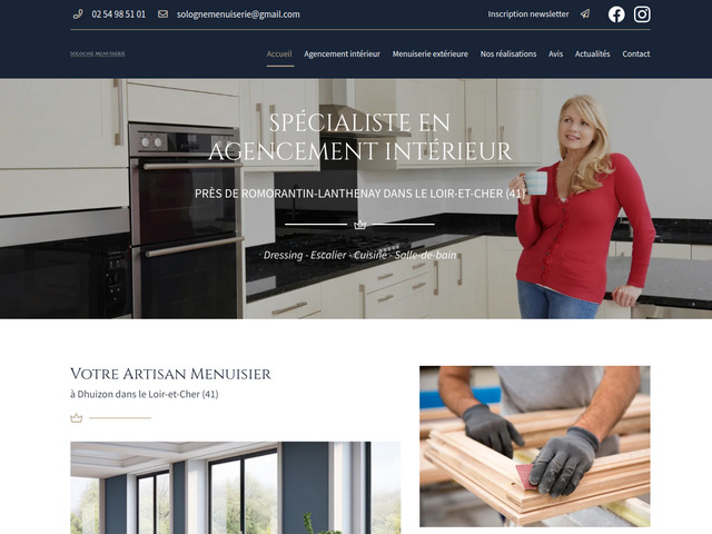 Sologne menuiserie | artisan menuisier dans le loir-et-cher (41)