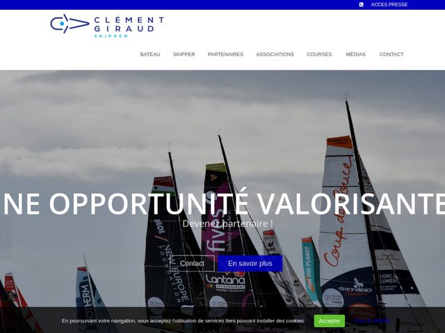 Skipper Vendée Globe - clément giraud