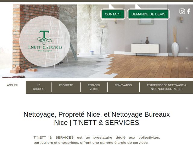 Nettoyage bureaux Nice - T'nett & services