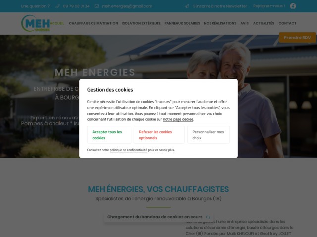 MEH - pompe à chaleur, clim, panneaux solaires Bourges 18