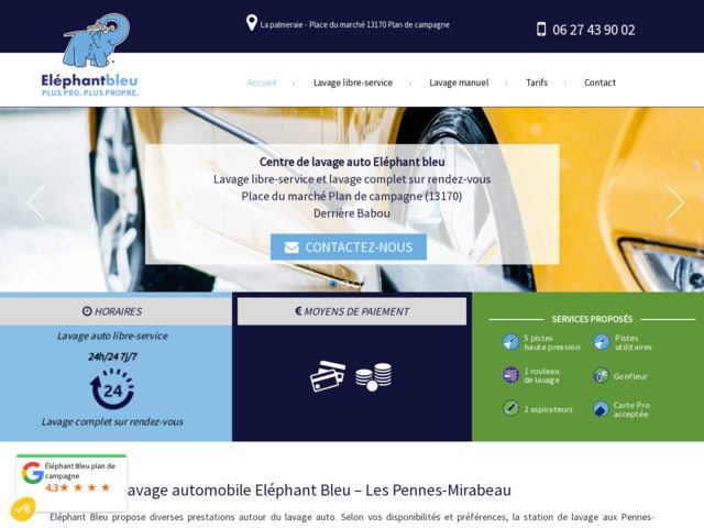 Lavage auto libre-service aux pennes-mirabeau