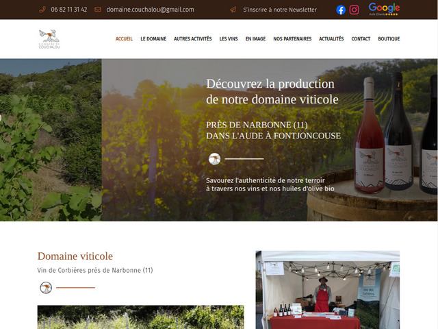 Domaine de Couchalou - Vignoble  Fontjoncouse, Aude (11)