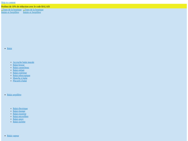 Balais et serpillère