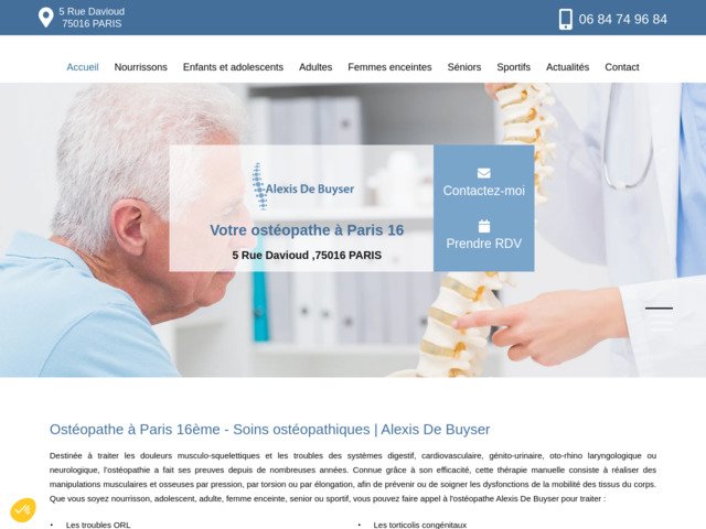 Ostopathe pour bb  Paris 16