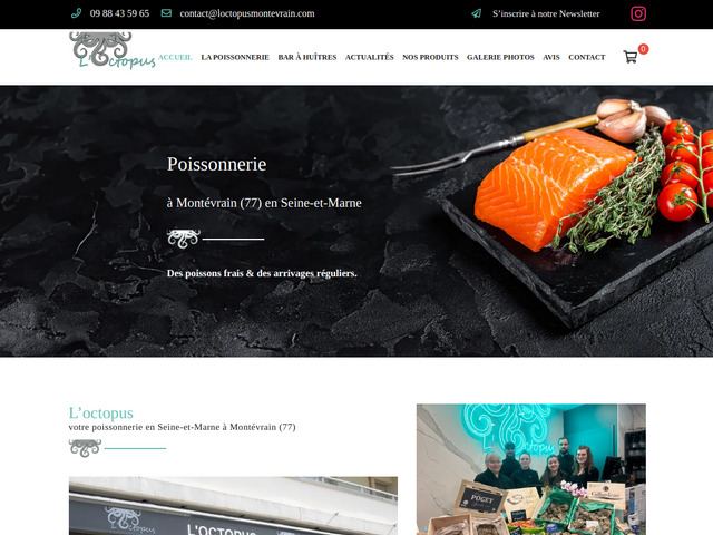Loctopus Montévrain - poissonerie à Montévrain, Seine-et-Marne 77