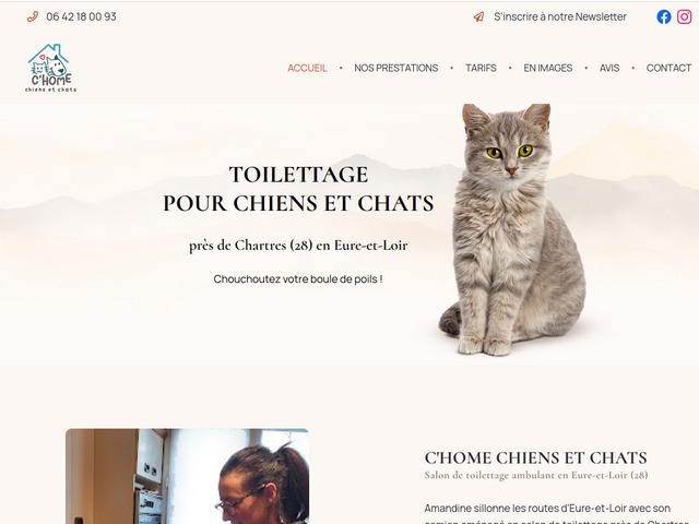 C'Home Chiens et Chats - Toiletteur  Barjouville, Eure-et-Loir 28