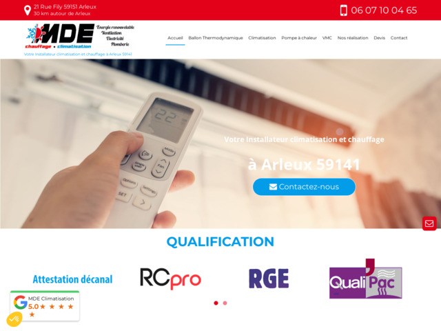 Entreprise de climatisation à Douai