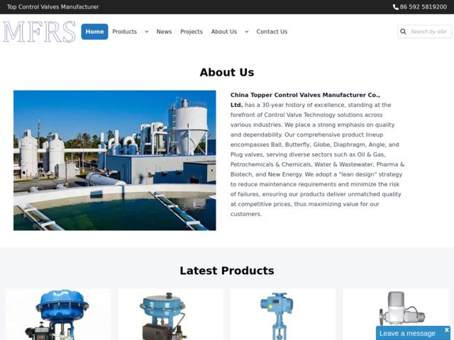 China mfrs control valve manufacturer co., ltd