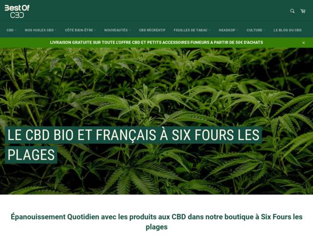 Produits CBD Six Fours les Plages - Best of CBD