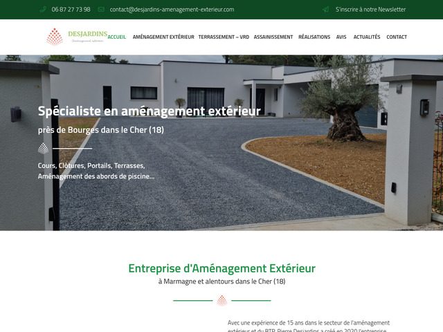 Desjardins - Entreprise aménagement extérieur, Bourges - Cher 18