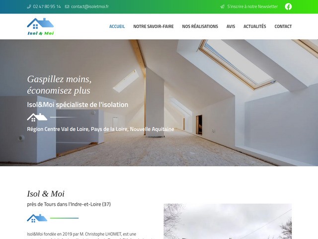 Isol & moi - Entreprise d'isolation à Bléré, Indre-et-Loire 37