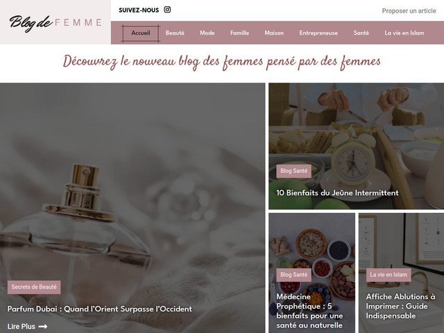 Blog pour femme - Blog 100% féminin
