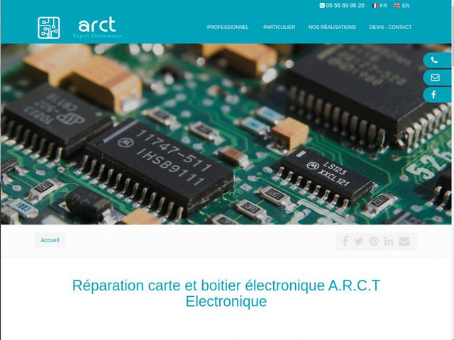 Réparation carte électronique - a.r.c.t electronique