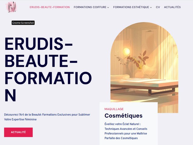 Erudis beauté formation : votre avenir dans l'esthétique