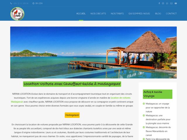 Nirina location voitures madagascar avec chauffeur guide