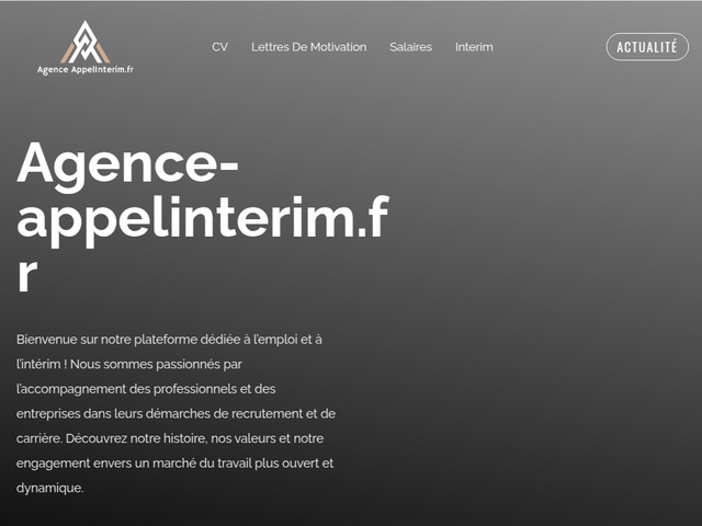 Agence appel intrim : votre expert en recrutement