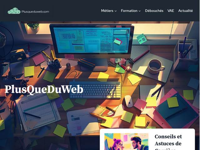 Plus que du web : formation & emploi réinventés