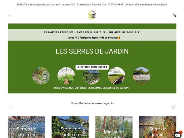 Les serres de jardin
