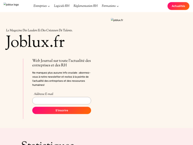 Trouvez l'emploi de vos rves avec joblux