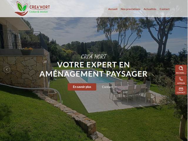 Paysagiste autour de moi Mougins - Crea Hort