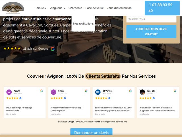 Désamiantage de toiture à Avignon