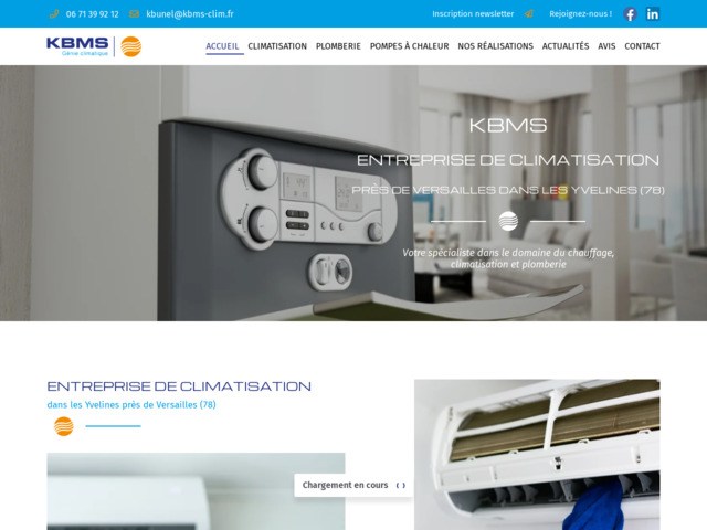 KBMS Génie Climatique | Chauffage & climatisation 78